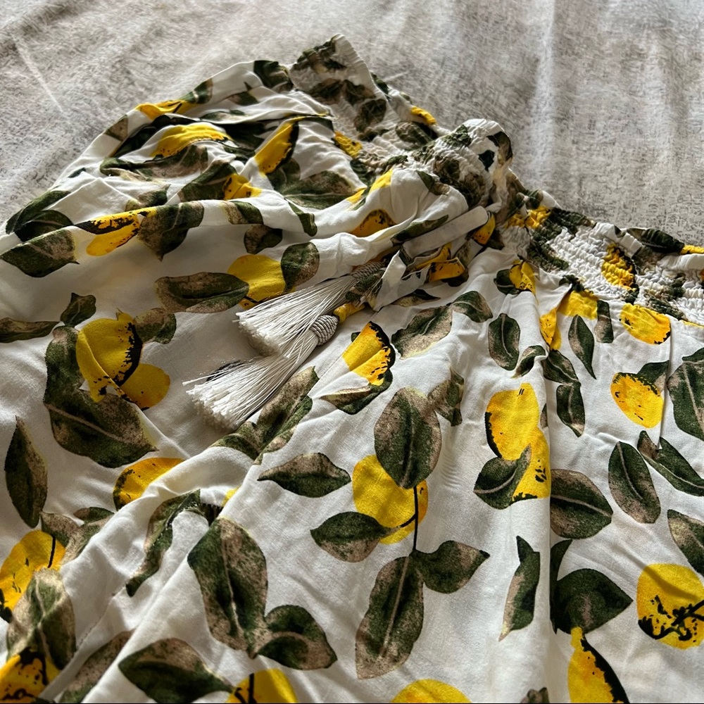 Lemon pattern lightweight joggers - Picture 2 of 8